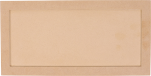 Luton Style MDF Cabinet door at Clear Solutions. 3/4 Inch Rail Shaker Style Cabinet.