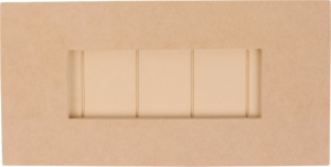 Kingsmill Style MDF Cabinet door at Clear Solutions. Shiplap Shaker Style Cabinet.
